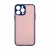 Пластиковая накладка NEW Skin совместимая с iPhone 15 Pro затемненная синий кант