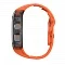 Карбоновый кейс с ремешком Aulumu A01 совместимый с Apple Watch Ultra 49mm титан/оранжевый