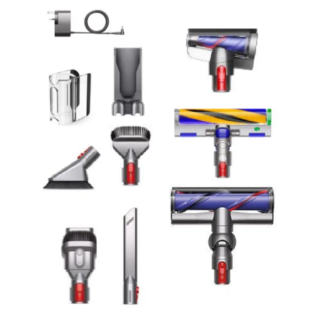 Пылесос Dyson V15 (SV47) Detect Total Clean nickel/black (8 насадок)