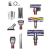 Пылесос Dyson V15 (SV47) Detect Total Clean nickel/black (8 насадок)