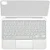 Чехол-клавиатура Apple Magic Keyboard Touchpad (MWR03) совместимая с iPad Pro 11" (2024/2025) (русская гравировка) white (белая)