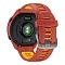 Умные часы Garmin Forerunner 170 Music 43mm Amoled красный с красным/манговым силиконовым ремешком (010-03920-55)