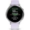 Умные часы Garmin Venu 4 41 мм серебристый с силиконовым ремешком цвета барвинка (010-03013-41)