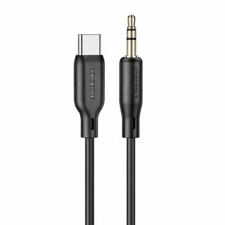 Кабель Borofone Type-C/3.5mm 1м черный
