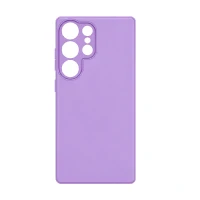 Пластиковая накладка Silicone Case совместимая с Samsung Galaxy S25 Ultra лаванда MG