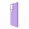 Пластиковая накладка Silicone Case совместимая с Samsung Galaxy S25 Ultra лаванда MG