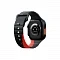 Ремешок Uniq Stride совместимый с Apple Watch (44/45/46/49 mm) каучуковый черный/красный