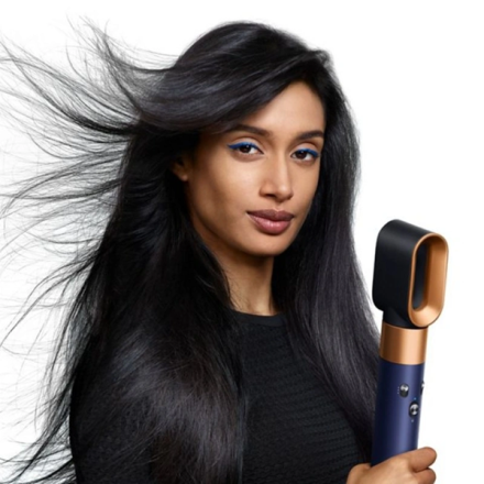Фен-стайлер  Стайлер Dyson HS08 Special edition Airwrap i.d. straight+wavy Prussian Blue/Rich Copper (синий/медный)