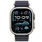 Apple Watch Ultra 2 (2024) GPS + Cellular, 49 мм, корпус из бежевого титана, ремешок Ocean (One Size) темно-синего цвета