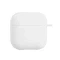 Силиконовый чехол Protective Case совместимый с AirPods 4 белый