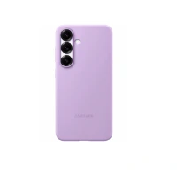 Накладка Silicone Case совместимая с Samsung S25/S24 лаванда MG