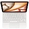 Чехол-клавиатура Apple Magic Keyboard Touchpad (MDFV4) совместимая с iPad Air 11" (2024-2025) (русская гравировка) white (белая)