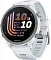 Умные часы Garmin Forerunner 170 Music 43mm Amoled белый с белым силиконовым ремешком (010-03920-53)