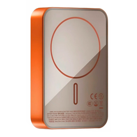 Внешний аккумулятор Momax S.Pass2 с MagSafe 10000 mAh 25w оранжевый CCC