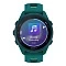 Умные часы Garmin Forerunner 170 Music 43mm Amoled зеленый с зеленым силиконовым ремешком (010-03920-54)
