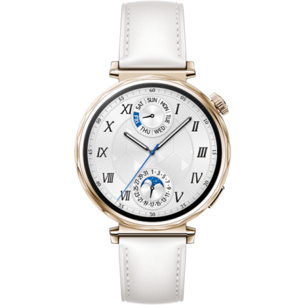 Умные часы  Смарт-часы Huawei Watch GT 5 (JNA-B19) 41 mm ремешок из кожи белый EAC