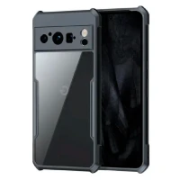 Противоударная накладка Xundd для Google Pixel 8 Pro прозрачная с черными бортами