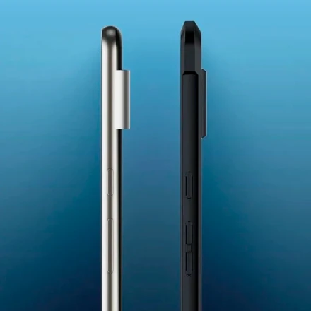 Противоударная накладка Xundd для Google Pixel 8 Pro прозрачная с черными бортами