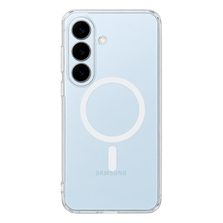 Противоударная накладка Cabal Premium Clear Case c MagSafe для Samsung Galaxy S26 Plus прозрачная