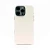 Накладка из эко-кожи Kzdoo Mag Noble Collection совместимая с iPhone 16 Pro Max белая