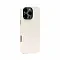 Накладка из эко-кожи Kzdoo Mag Noble Collection совместимая с iPhone 16 Pro Max белая