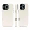 Накладка из эко-кожи Kzdoo Mag Noble Collection совместимая с iPhone 16 Pro Max белая