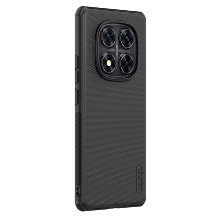 Противоударная накладка Nillkin Super Frosted Shiield Pro совместимая с ПОКО X7/Нот 14 Pro черная