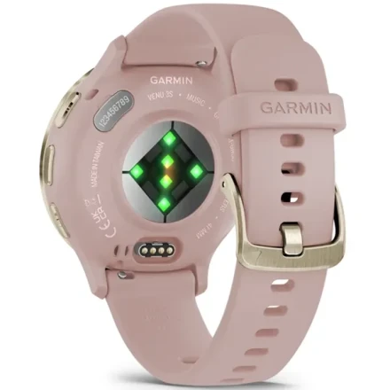 Умные часы  Умные часы Garmin Venu 3S цвета розовый с золотистым безелем (010-02785-53)