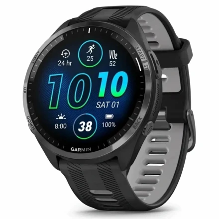 Умные часы  Умные часы Garmin Forerunner 965 (010-02809-00) black carbon gray (черные)