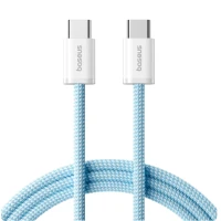 Кабель Baseus Dynamic 4 Type-C/Type-C 100W 1м голубой