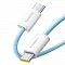 Кабель Baseus Dynamic 4 Type-C/Type-C 100W 1м голубой