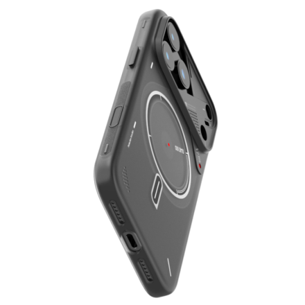Противоударная накладка Aulumu Raged с MagSafe совместимая с iPhone 17 Pro затемненная матовая