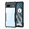 Противоударная накладка Xundd для Google Pixel 7A прозрачная с черными бортами