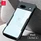 Противоударная накладка Xundd для Google Pixel 7A прозрачная с черными бортами