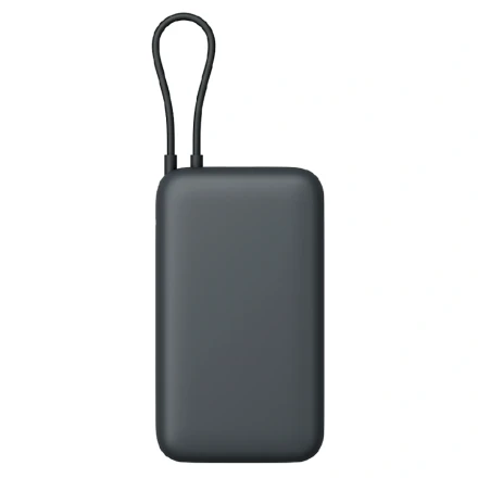 Внешний аккумулятор Ксиаоми 20000 mAh 33W с кабелем Type-C Black (черный)