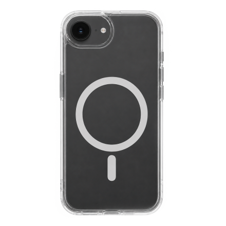 Противоударная накладка Cabal Premium Clear Case c MagSafe для Apple iPhone 17е прозрачная