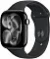 Apple Watch Series 11, 46 мм, корпус из алюминия цвета «чёрная смола», спортивный ремешок цвета «черный» S/M (MEUW4)