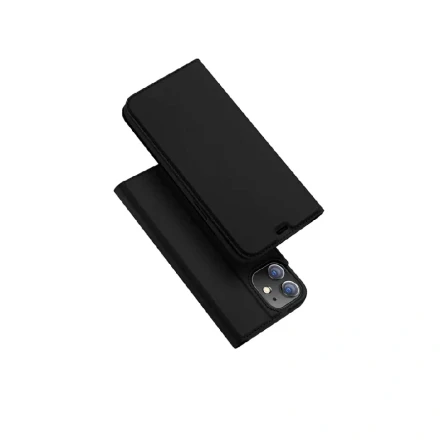 Чехол книжка Dux Ducis Hivo совместимый с iPhone 16 Pro черная