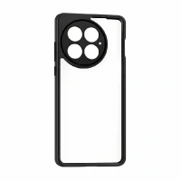 Противоударная накладка Verraton совместимая с OnePlus 13R прозрачная с черными бортами