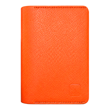 Обложка для паспорта c GPS-Tрекером WIWU Master Passport Wallet Orange (оранжевый)