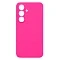 Накладка Silicone Case совместимая с Samsung S25 FE ярко-розовая (SC)