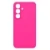Накладка Silicone Case совместимая с Samsung S25 FE ярко-розовая (SC)