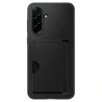 Накладка c картхолдером из прочного силикона совместимая с Samsung Galaxy A 36/А37А56 5G черная (оригинал)