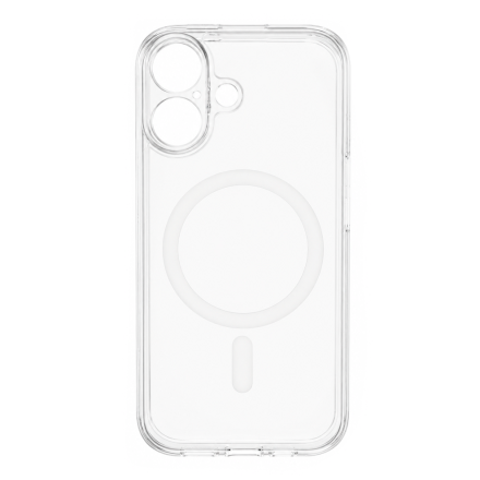 Противоударная накладка Cabal Premium Clear Case c MagSafe для Apple iPhone 17 прозрачная