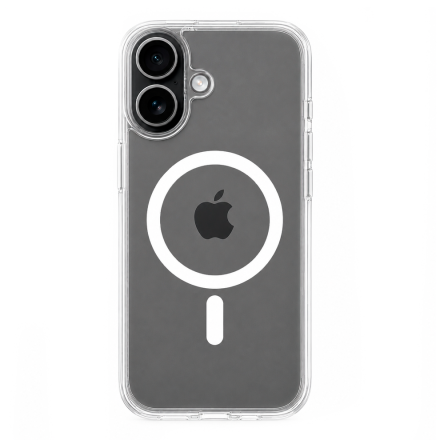 Противоударная накладка Cabal Premium Clear Case c MagSafe для Apple iPhone 17 прозрачная