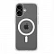 Противоударная накладка Cabal Premium Clear Case c MagSafe для Apple iPhone 17 прозрачная