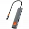 USB-концентратор WIWU Travel 7 in 1 USB-C Hub (Wi-HB007) Grey (серый)