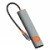 USB-концентратор WIWU Travel 7 in 1 USB-C Hub (Wi-HB007) Grey (серый)