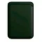 Картхолдер кожаный магнитный (LC) зеленый