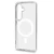 Пластиковая накладка Clear Case с MagSafe совместимая с Samsung Galaxy S25 FE прозрачная